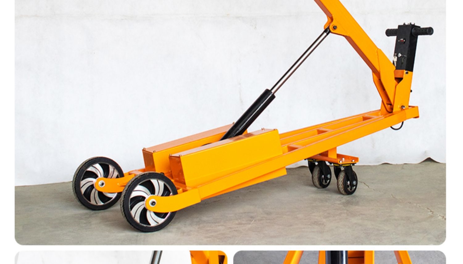 理线家起重工具 理线家微型电动液压叉车小型搬运升降多功能便携式