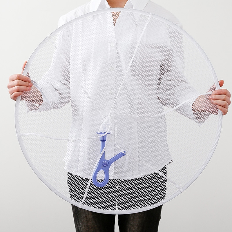 晾衣网毛衣晾晒网兜折叠晒衣篮晒衣服网防变形平铺晾衣篮