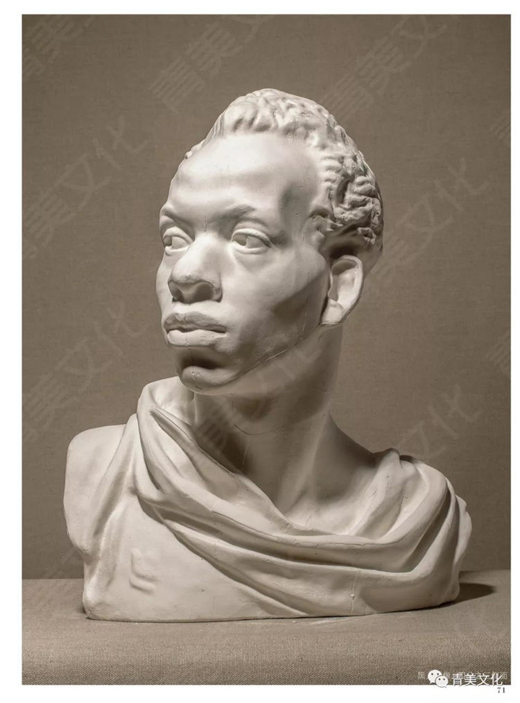 扎实石膏像照片 青美文化素描石膏人物头像肖像半身像五官临摹范本