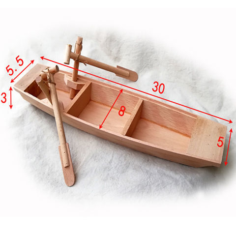 简单的木质小船儿童图片