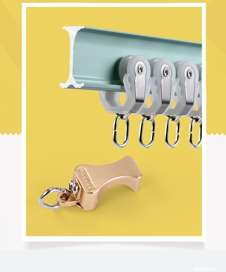 京城派(jing cheng pai)窗帘/窗纱 京城派 重型弯轨铝合金窗帘轨道