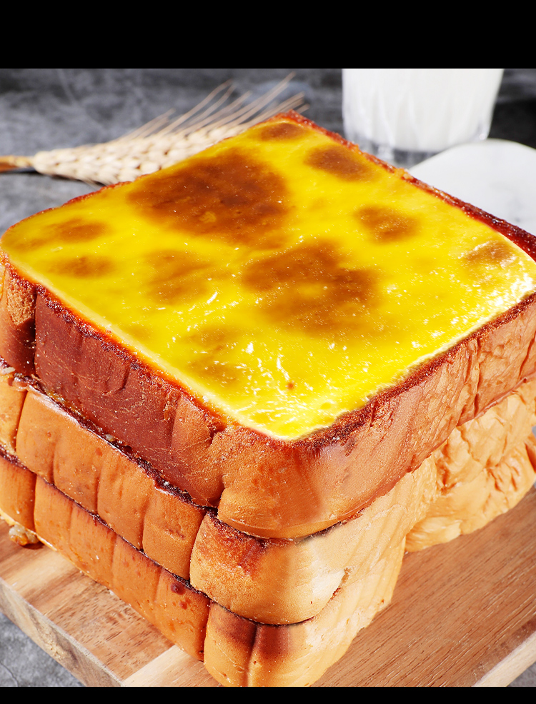 阮氏兄弟岩烧乳酪味手撕吐司面包片早餐代餐糕点零食十二片装 乳酸菌