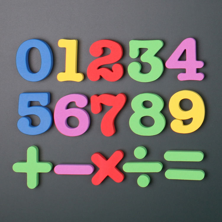大写小写数字字母冰箱贴画板黑板白板磁性贴配件立体磁贴儿童早教010