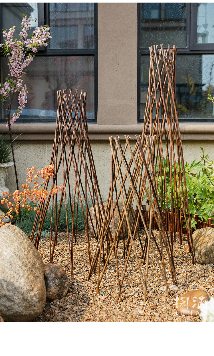 森美人伸缩爬藤架子花支架月季装饰花园阳台铁线莲菜园室内外支撑杆