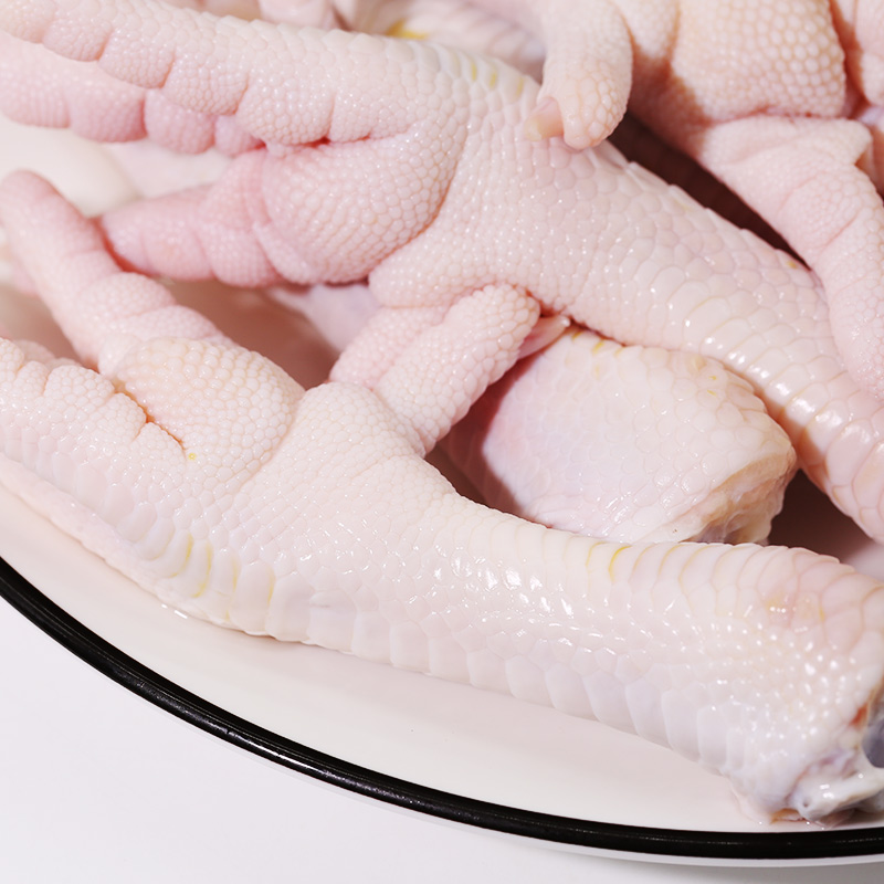 有检疫证附调料冷冻鸡爪500g912个凤爪新鲜鸡肉