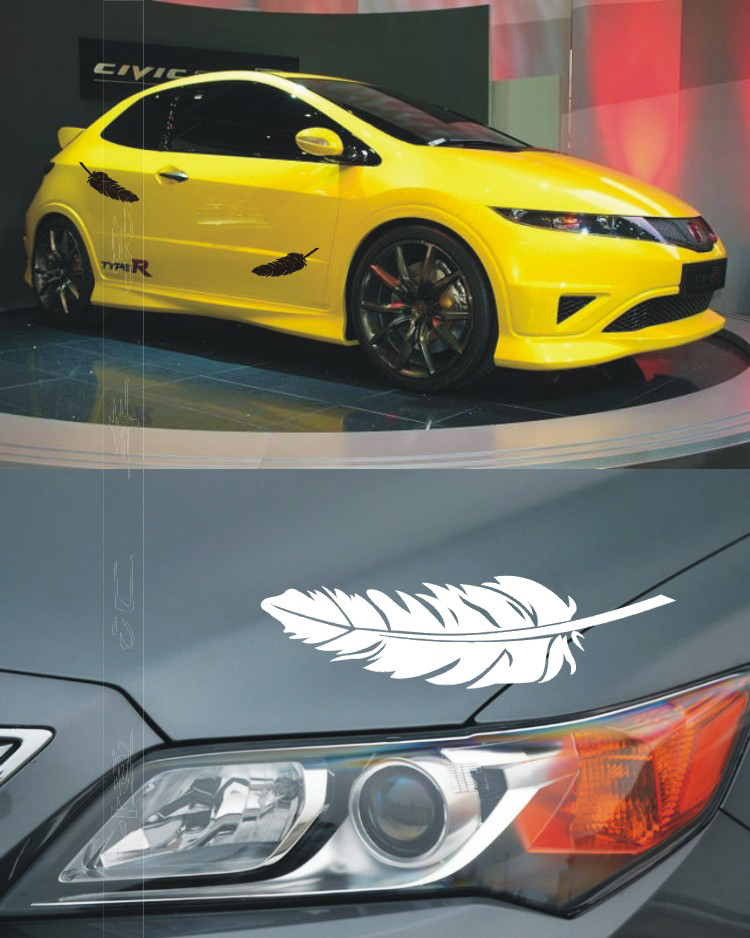 汽车装饰3d车贴创意贴花个性贴画划痕改装遮挡车遮盖贴纸车身贴彩色