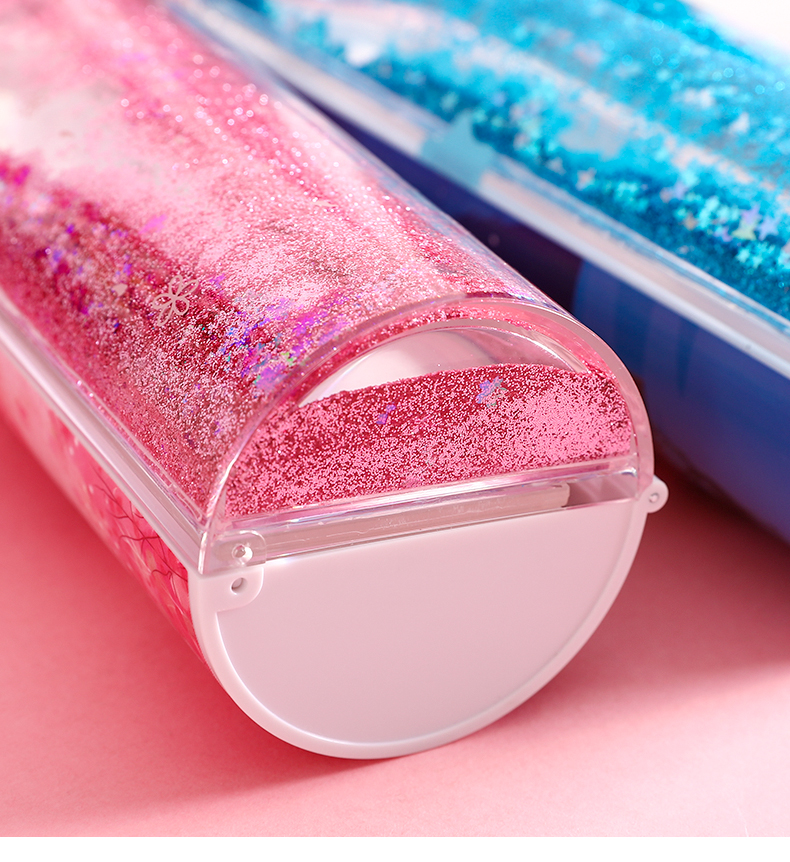 骁熊流沙文具盒创意铅笔盒多功能抖音同款网红笔盒加长版圆筒双层可爱