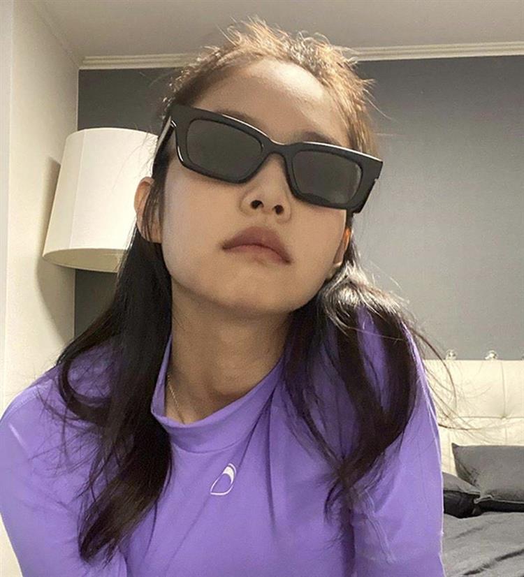 jennie同款墨镜酷黑女潮ins小脸款街拍个性太阳眼镜猫眼豹纹复古