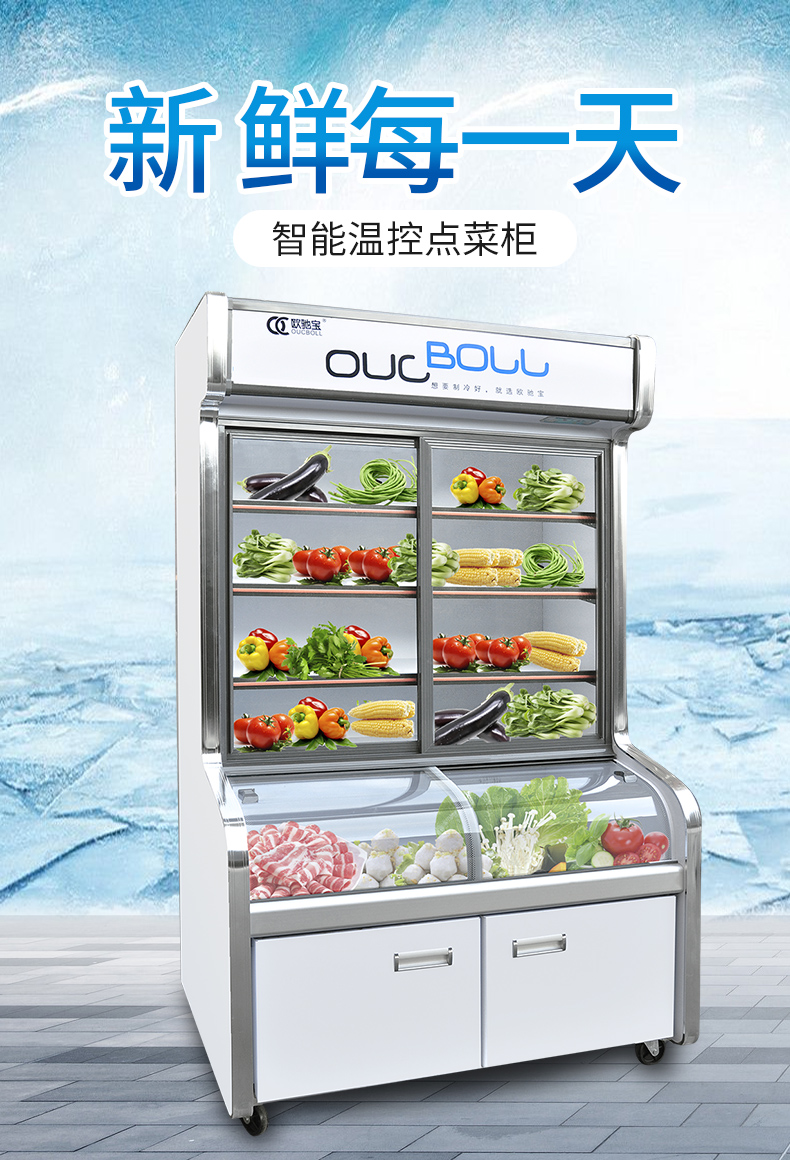 【欧驰宝(oucboll)冷柜lcd-1200s】 欧驰宝(oucboll)1.