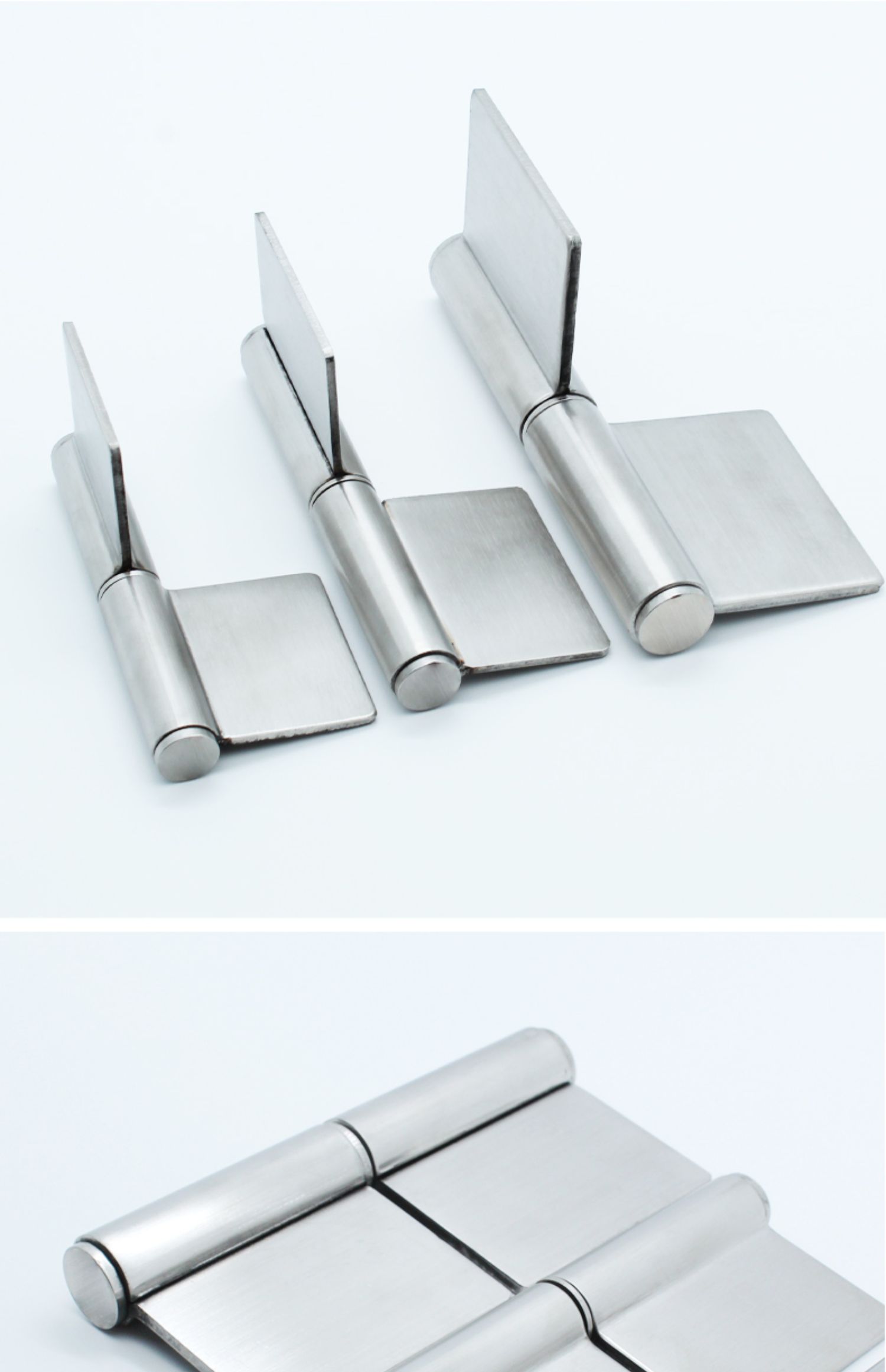 jing ping5寸脱卸旗铰不锈钢旗形无孔合页 防火门铰链 焊接铰链 焊接