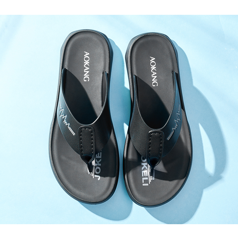 奥康(aokang)男士拖鞋1225721076n 奥康男士拖鞋2022夏季凉鞋外穿透气