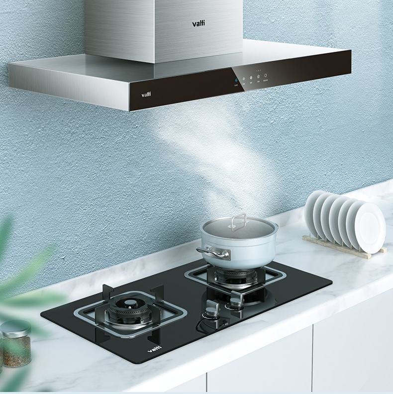 华帝油烟机e667az b8406b(天然气)烟灶套餐抽吸油烟机燃气灶具组合