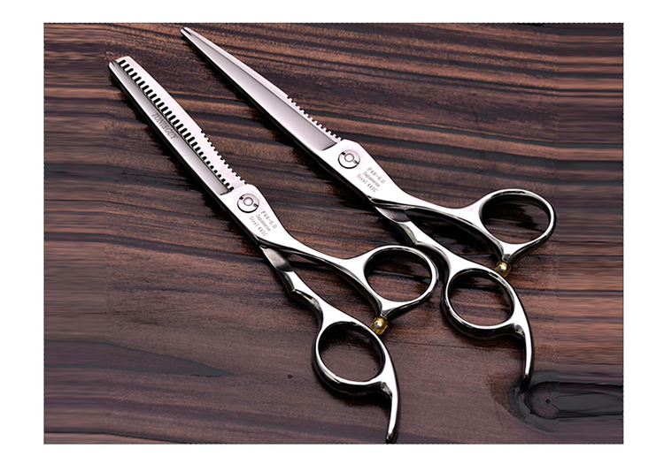 托尼盖理发剪刀6寸平剪牙剪理发店用美发剪理发师用美发打薄碎发 牙剪