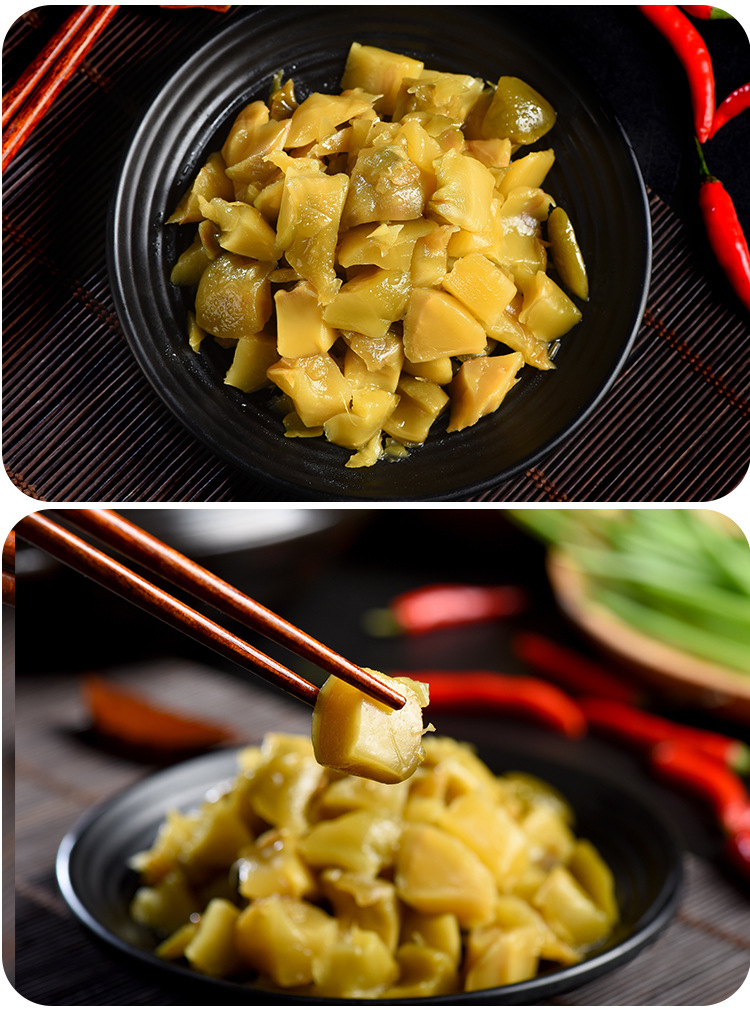 四川特色70gx4包口口脆榨菜即食下饭菜爽口