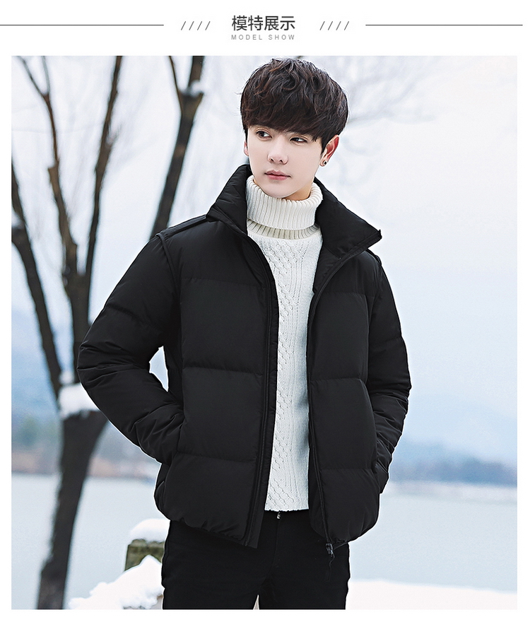 李维犀牛(leevirhino)男装冬季新款商务男士羽绒服男加厚保暖时尚百搭