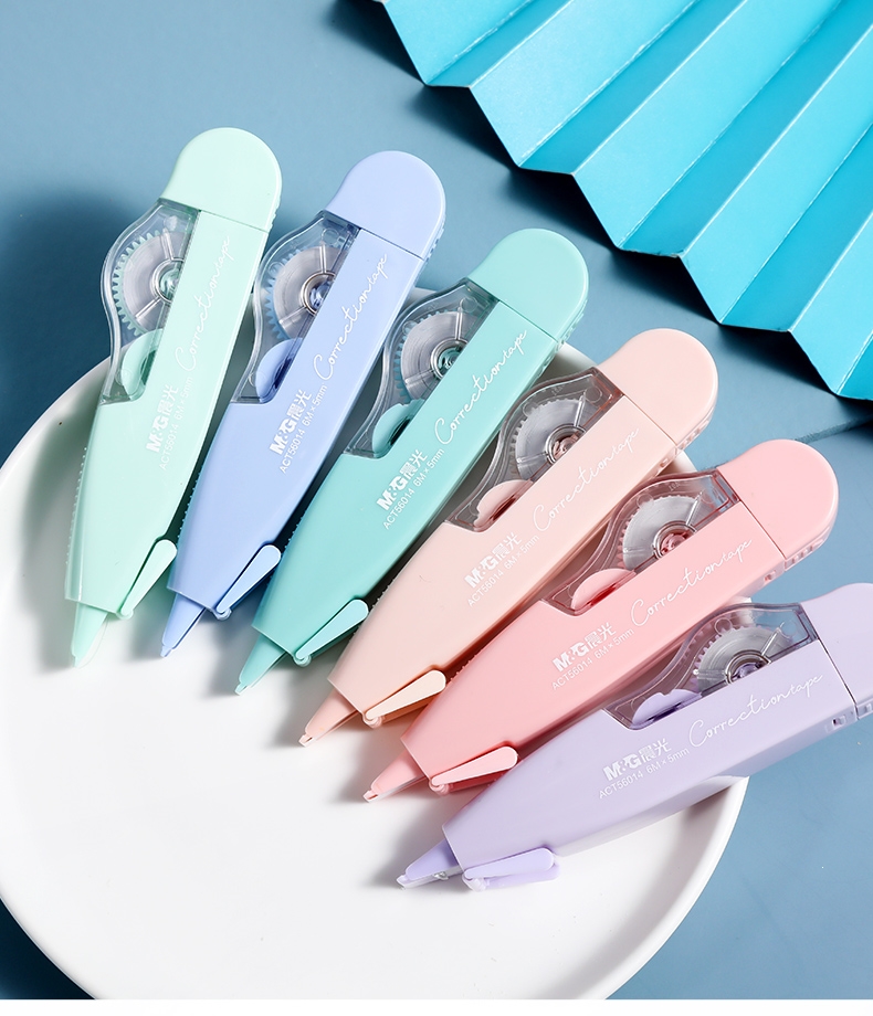 晨光mg修正带可换替芯涂改带改正带可替换芯可换芯学生用初中生可爱