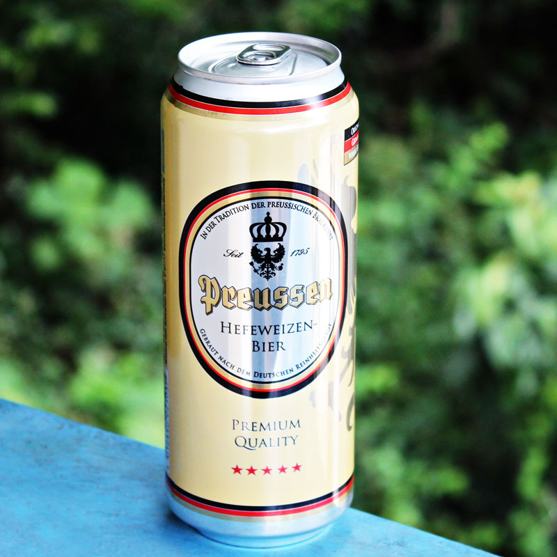 德国原装进口普鲁士小麦白啤酒500ml24听