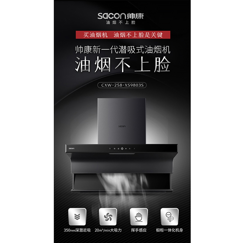帅康油烟机cxw258xs9803s