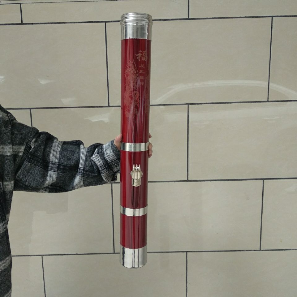 仿木水烟筒大中小号龙凤呈祥云南烟筒便携式烟管吸烟烟具烟锅小号