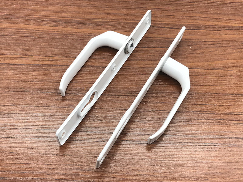 jing ping塑钢门锁8525老式平开门执手锁把手锁插芯塑料钢锁房门锁具