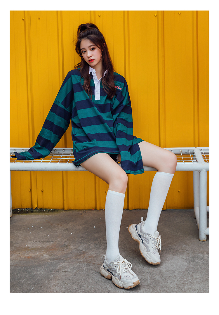 小腿袜夏天长袜ins潮jk高筒袜子女中筒袜夏季薄款长筒袜糖果彩色 绿色