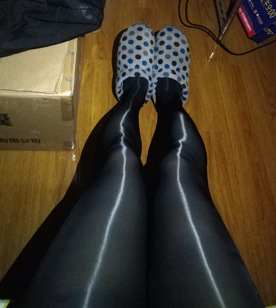 卓思哲(zhuosizhe)袜子 油光闪亮连体裤袜丝滑紧透明打底裤薄不勾丝袜