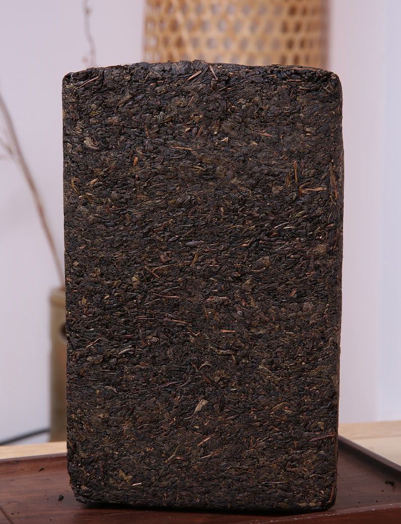 湖南安化黑茶白沙溪金花茯砖茯茶天尖茶2017年陈茶老茶天茯茶1000g