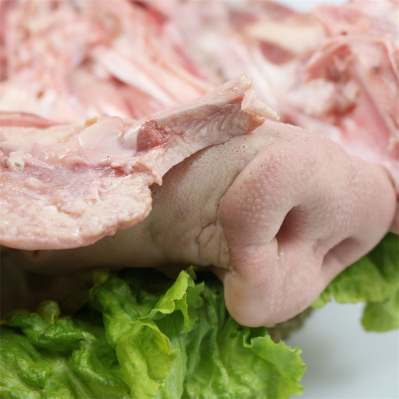 xj新鲜猪头肉一箱975kg195斤半成品生鲜猪肉去骨猪脸肉猪头肉鲜猪头可