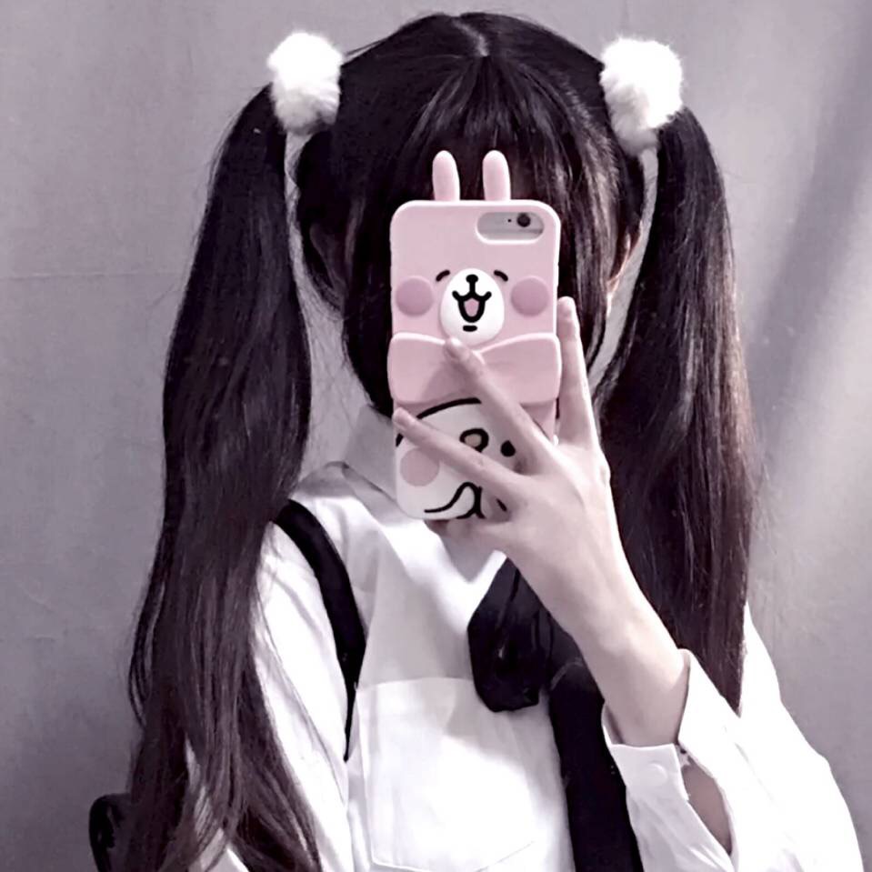 稚优泉chioture双马尾卷马尾直马尾假发片绑带式长卷发直发萝莉cos