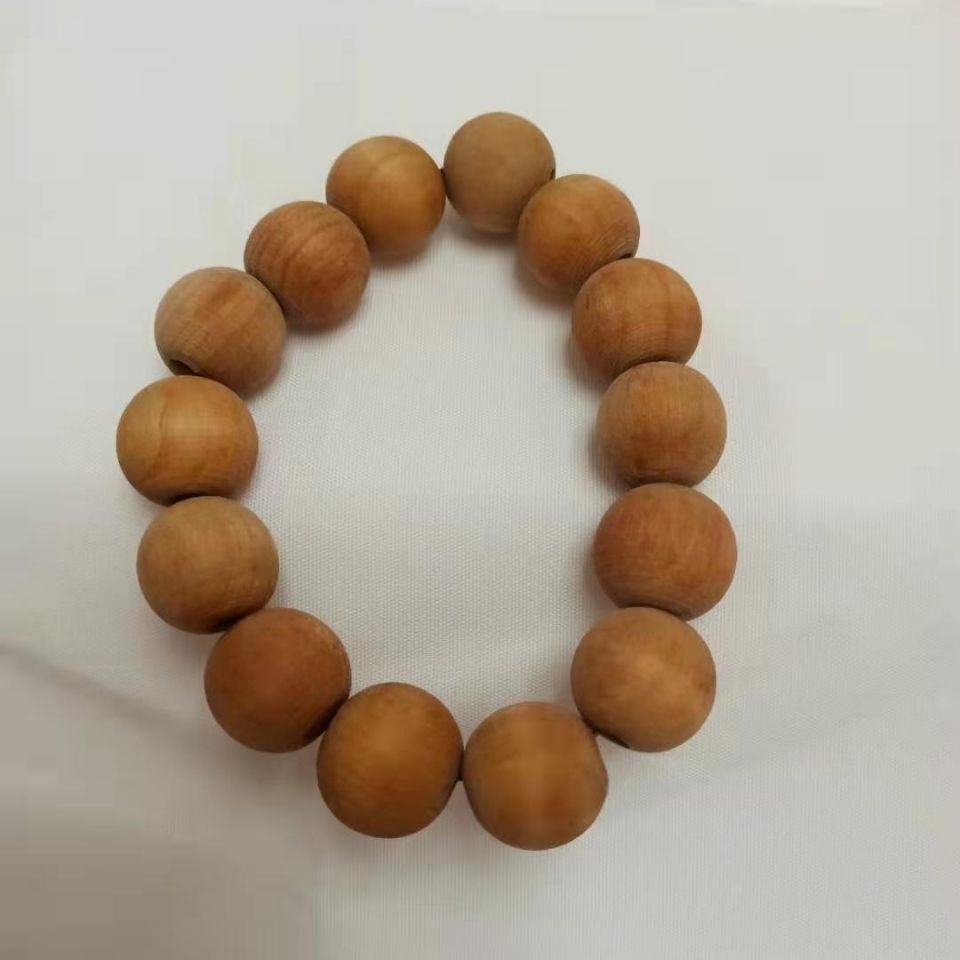 2厘米16颗 胡杨木老佛珠手串七八十年代老物件库存处理直径1.
