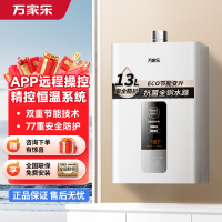 万家乐恒温王燃气热水器13升恒温升级0.1度智能变升 ECO节能电辅防冻WIFI智控 天然气13DP1(F)