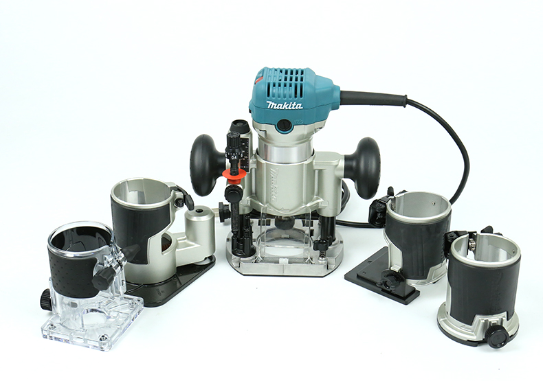 《透明底座 牧田修边机rt0700c多功能木工开槽机开榫雕刻电木铣锣机电