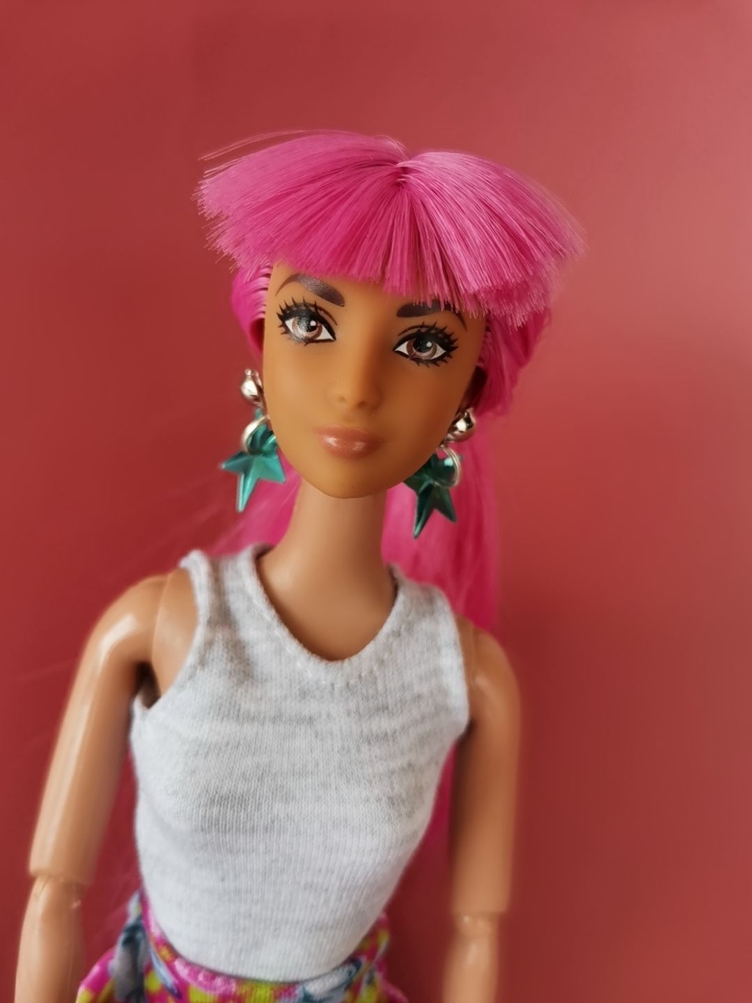 芭比娃娃耳环项链心怡丽佳ob小布叶罗丽兵人娃娃头饰首饰衣服配件6对