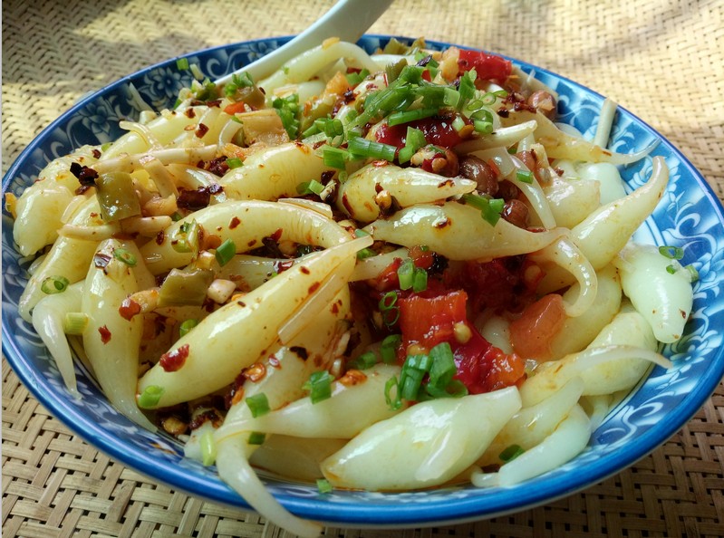 湖南怀化新晃特产凉伞虾子米豆腐灰