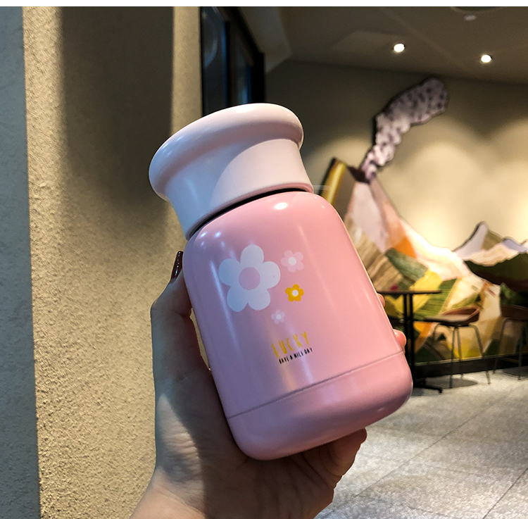 三维工匠保温杯fb-302 三维工匠小巧迷你保温水杯仙女简约清新文艺