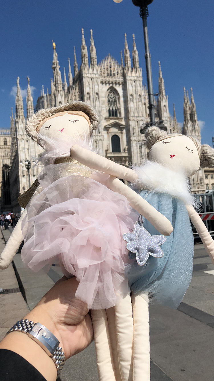 ins网红少女心可爱芭蕾舞公仔玩偶毛绒玩具娃娃生日女生公主粉色40