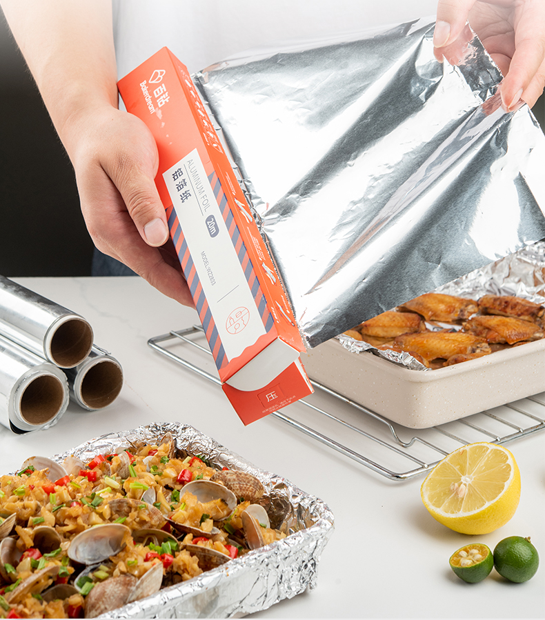 铝箔纸烤箱用一次性锡纸烤肉烧烤纸 加厚烹饪烘焙工具5m10米jing ping