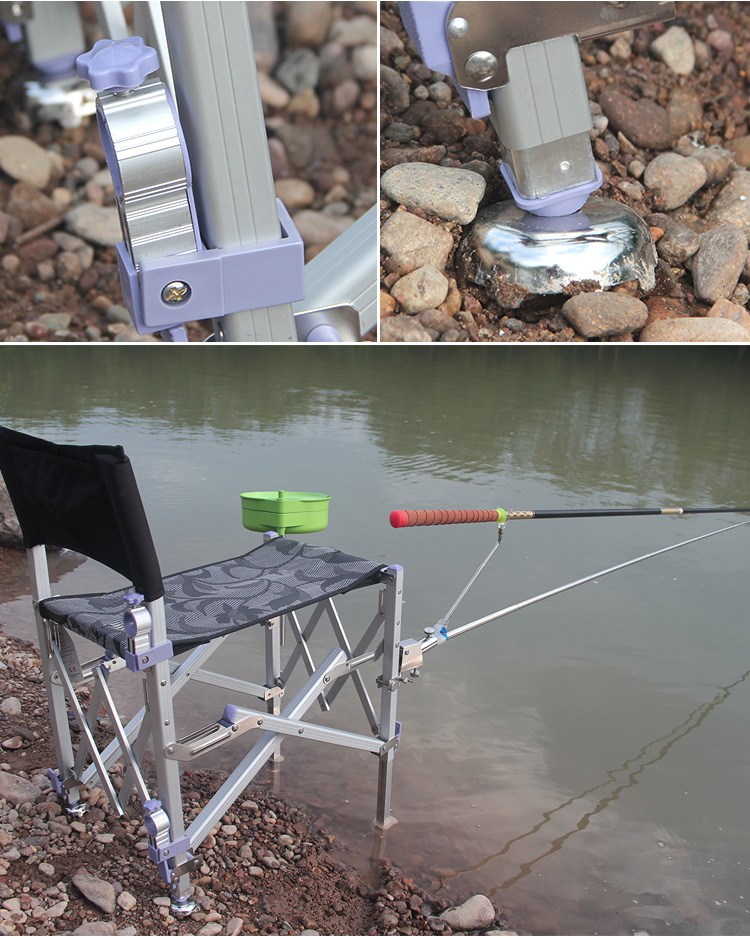 超级新品 多功能折叠钓椅可升降座椅台钓椅户外便携钓鱼凳子竹淼钓鱼