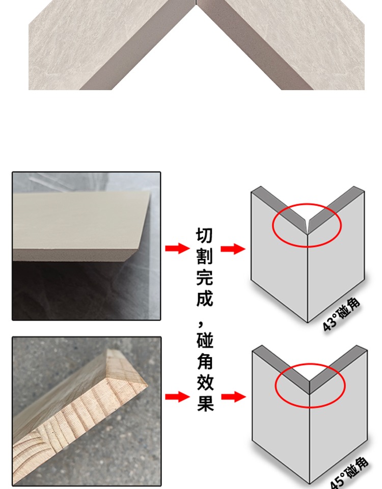 瓷砖45度倒角切割机大理石神器瓷砖海棠倒角器木岩板云石机支架