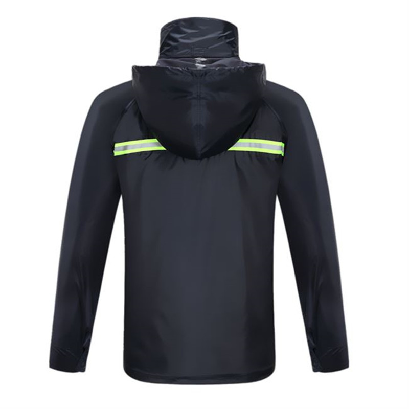 天堂n211-7ax-xxxl 尼龙绸双层雨衣套装 加雨裤户外套装服雨衣套装带