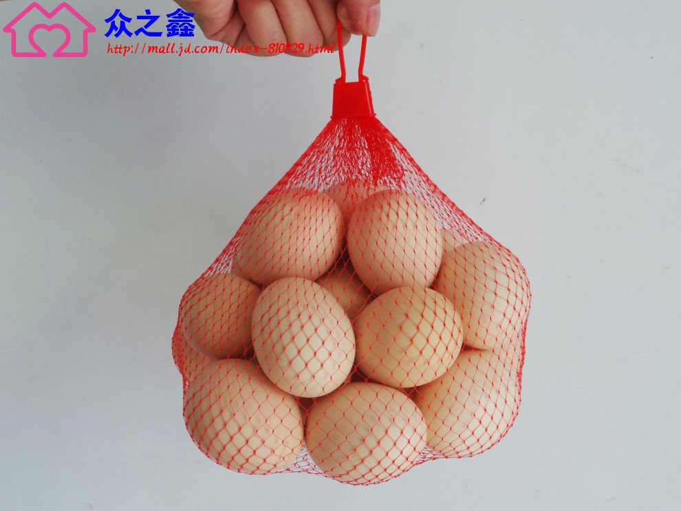 定做 众之鑫 加厚粗网装柴土草鸡蛋网兜附带网扣核桃板栗水果螃蟹网