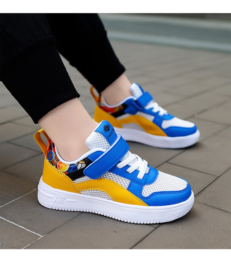 小学生平板鞋夏天儿童波鞋夏季大网孔男童鞋女童品牌运动鞋漏空透气