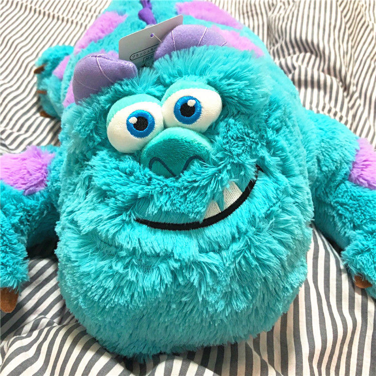可爱怪兽大学公仔苏利文蓝毛怪玩偶趴趴抱枕毛绒玩具生日礼物男女全长