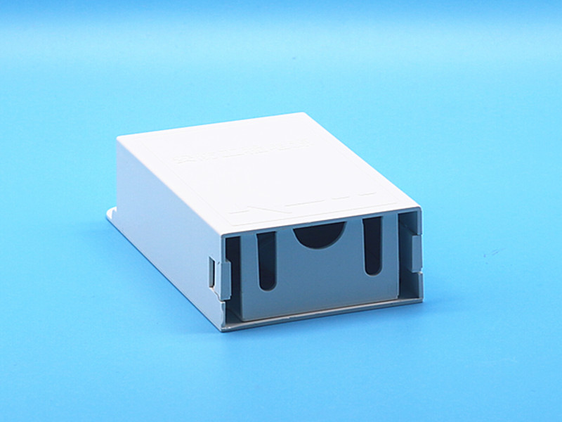 12v3a监控防水电源摄像头电源12v25a2a监控电源盒防水盒小耳朵浅灰色