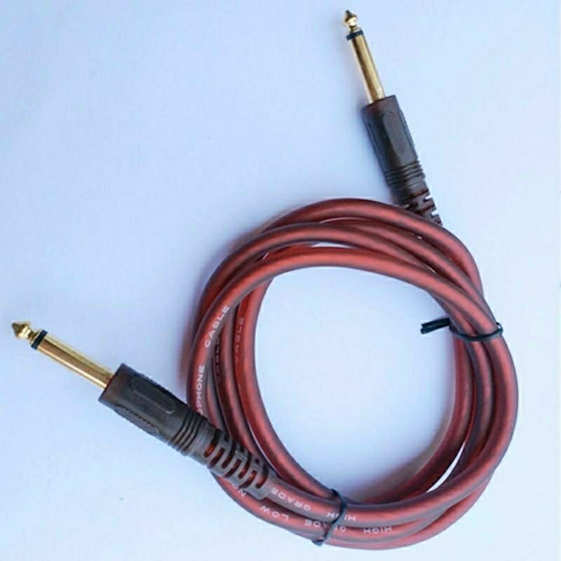 5对6.5音频线 音响电子琴 调音台连接话筒线6.35公头大二芯 1.5米 6.