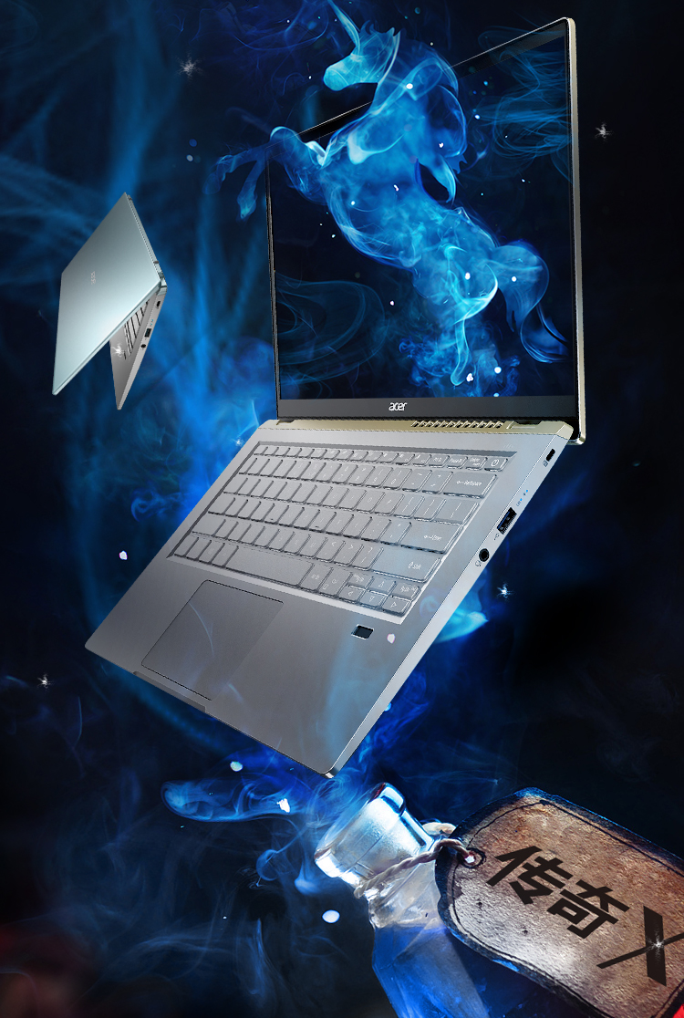 宏碁acer传奇x14英寸高性能轻薄本游戏笔记本电脑r75700u16g512gssd