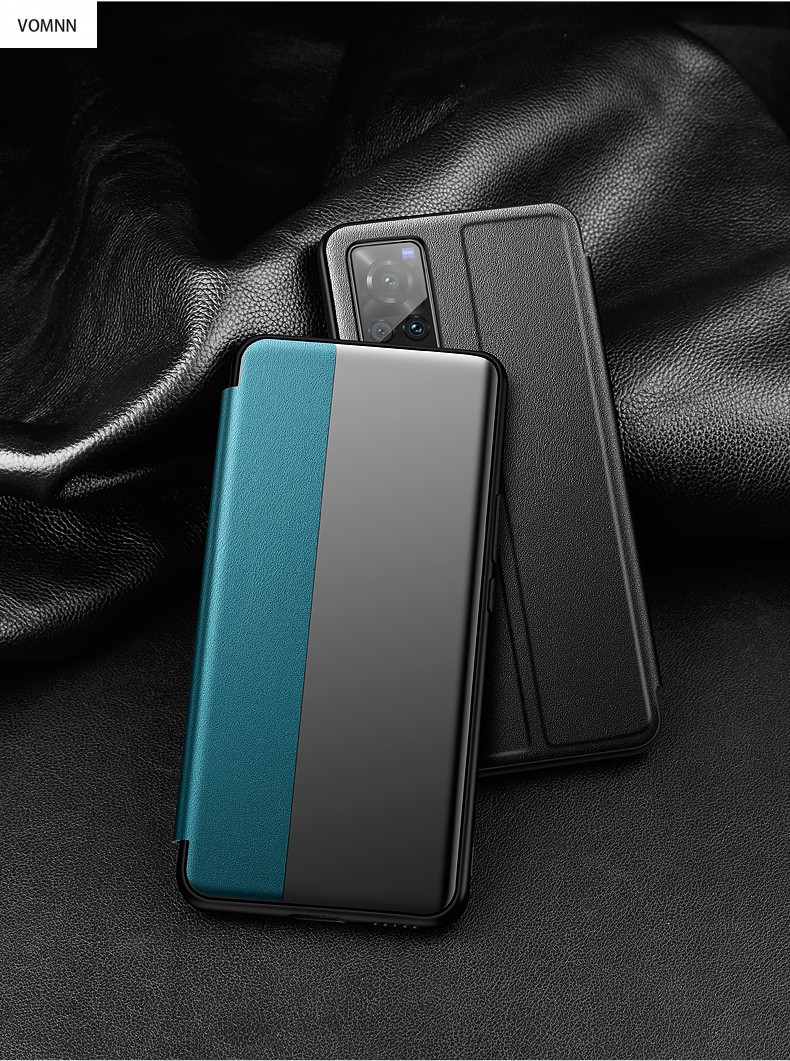 vmonnvivox60手机壳真皮x60pro保护套翻盖式皮套x60pro 硅胶软套全包