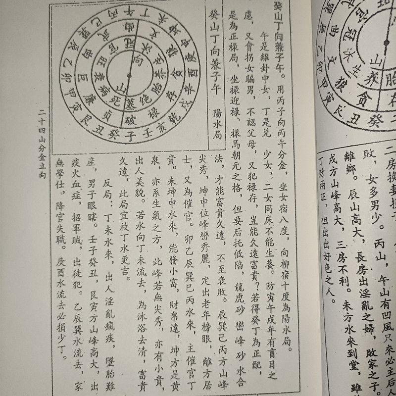 《杨公诀二十四山分金立向杨救贫真秘本阴阳宅风射法二十四山龙葬法》