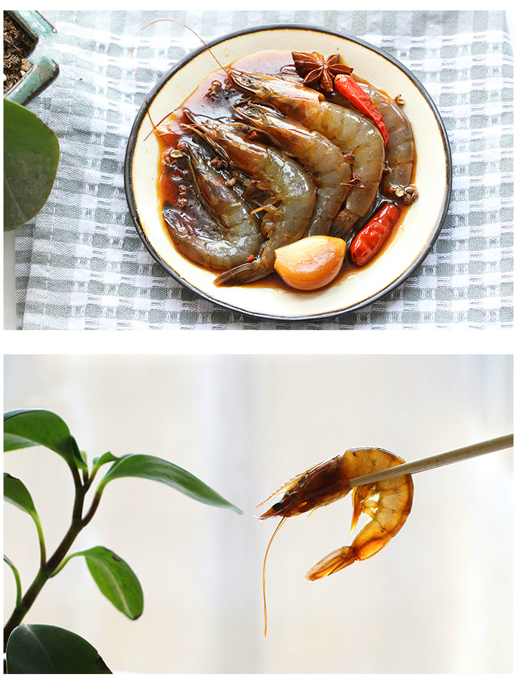 醉虾醉大对虾生腌甜辣基围虾即食海鲜舟山宁波特产