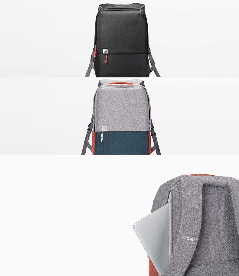 新款oneplus一加手机双肩包二代背包笔记本电脑书包旅行包太空黑